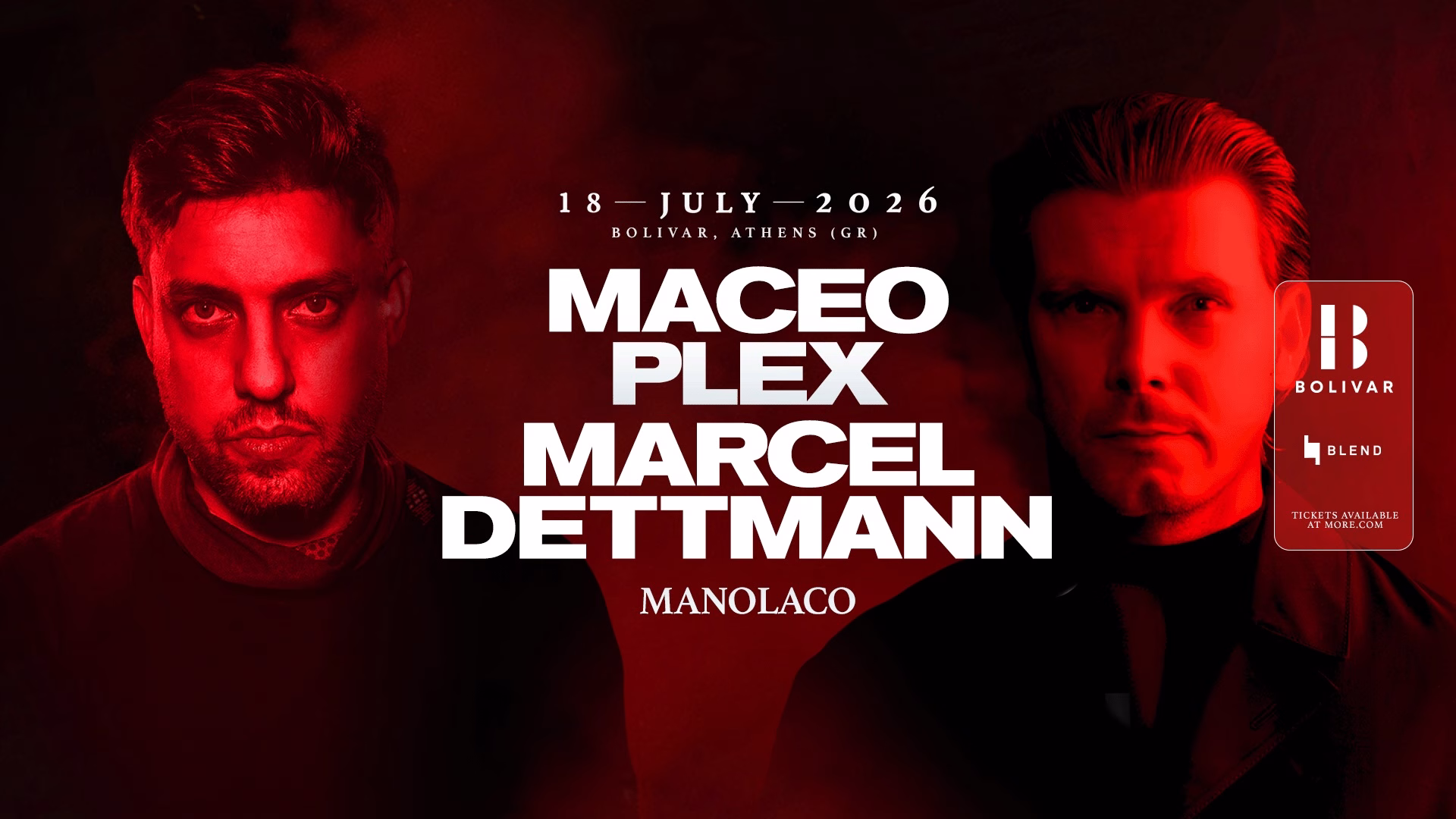 2026.07.18 Maceo Plex & Marcel Dettmann header